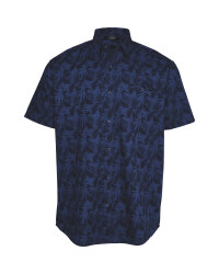 Avenue Men's Navy Casual Shirt