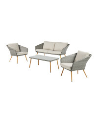 Wicker Garden Coffee Set