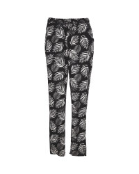 Black Tropical Viscose Trousers