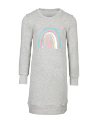 Children's Grey Organic Sweatdress