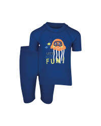 Kids Blue UV-Protection Swimwear