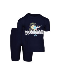 Kids Navy UV-Protection Swimwear