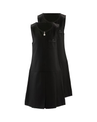 Black Pleated Pinafore 2 Pack