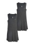 Grey Pleated Pinafore 2 Pack