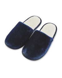 Ladies' Blue Super Soft Slippers