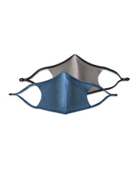 Crane Blue and Grey Face Coverings