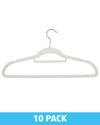 Kirkton House Grey Flocked Hangers