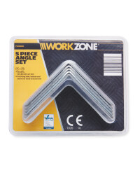Workzone 80mm Bracket 5-Piece Set