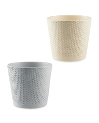 Gardenline 12cm Dots Ceramic Pot