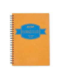 A4 Hardback Notebook - Orange