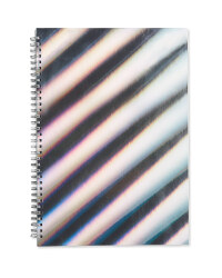 A4 Striped Spiral Bound Notebook