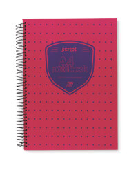 Script A4 Notebook - Pink