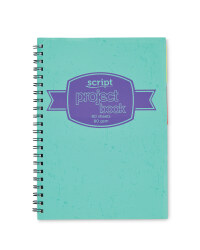 A4 Project Book - Blue