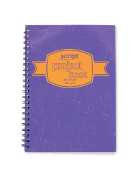 A4 Project Book - Purple