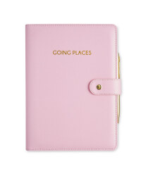 A5 Boxed Journal With Pen - Pink