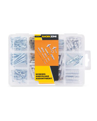 Workzone Screws & Plugs Assortment