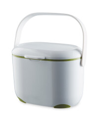 Addis Compost Caddy - White/Green