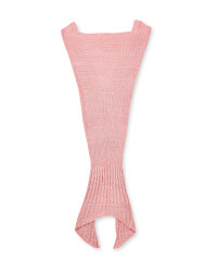 Adult Mermaid 2-Tone Blanket - Coral