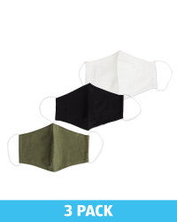 Adults Face Coverings 3 Pack