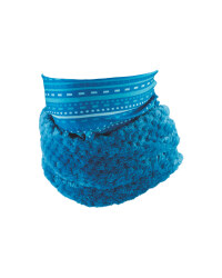 Adults Blue Jersey & Fleece Headwear