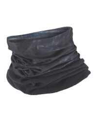 Adults Neck Warmer Fleece - Black/Grey
