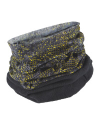 Adults Neck Warmer Fleece - Black/Yellow