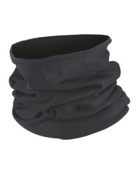 Adults Neck Warmer Reversible - Black