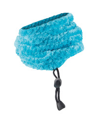 Adult Teddy Fleece Neck Warmer - Turquoise