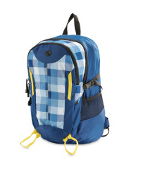 Adventuridge Checked Rucksack - Blue