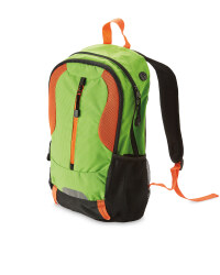 Adventuridge Zipped Rucksack - Green/Orange