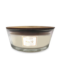 Amber Wooden Wick Candle