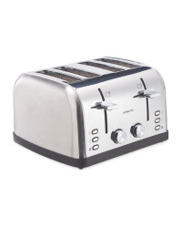 Ambiano 4 Slice Ombre Toaster - Silver
