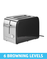 Ambiano Black Premium Toaster