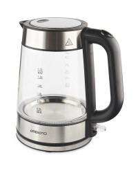 Ambiano Glass Kettle 1.7L - Stainless Steel