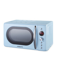 Ambiano Light Blue Retro Microwave