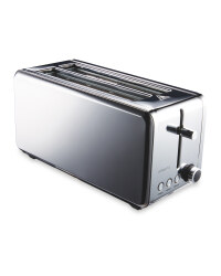 Ambiano Premium Long Slot Toaster - Stainless Steel