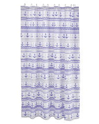 Anchor & Wave Shower Curtain