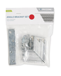 Workzone 38 Piece Angle Bracket Set