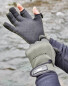 Anglers Neoprene Gloves Green