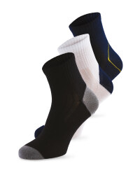Socks 3 Pack blue/white/black 9-11