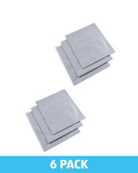 Anthracite Rose Plant Jackets 6 Pack