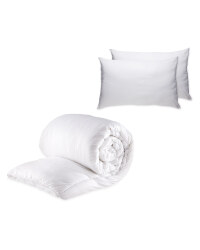 4 Anti-Allergy Pillows & King Duvet