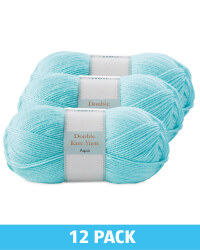Aqua Double Knitting Yarn 12 Pack