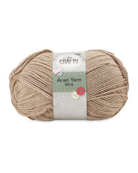 So Crafty Aran Knitting Yarn - Mink