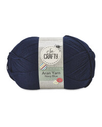 So Crafty Aran Knitting Yarn - Navy Blue