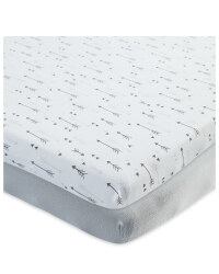 Arrow Fitted Cot Sheet 2 Pack