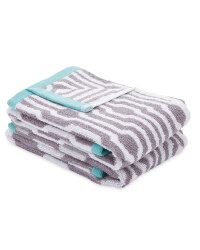 Kirkton House Art Deco Towel 2-Pack