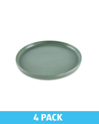 Stoneware Side Plates 4 Pack - Green