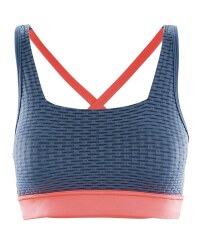 Athleisure Sports Bra Stone/Coral