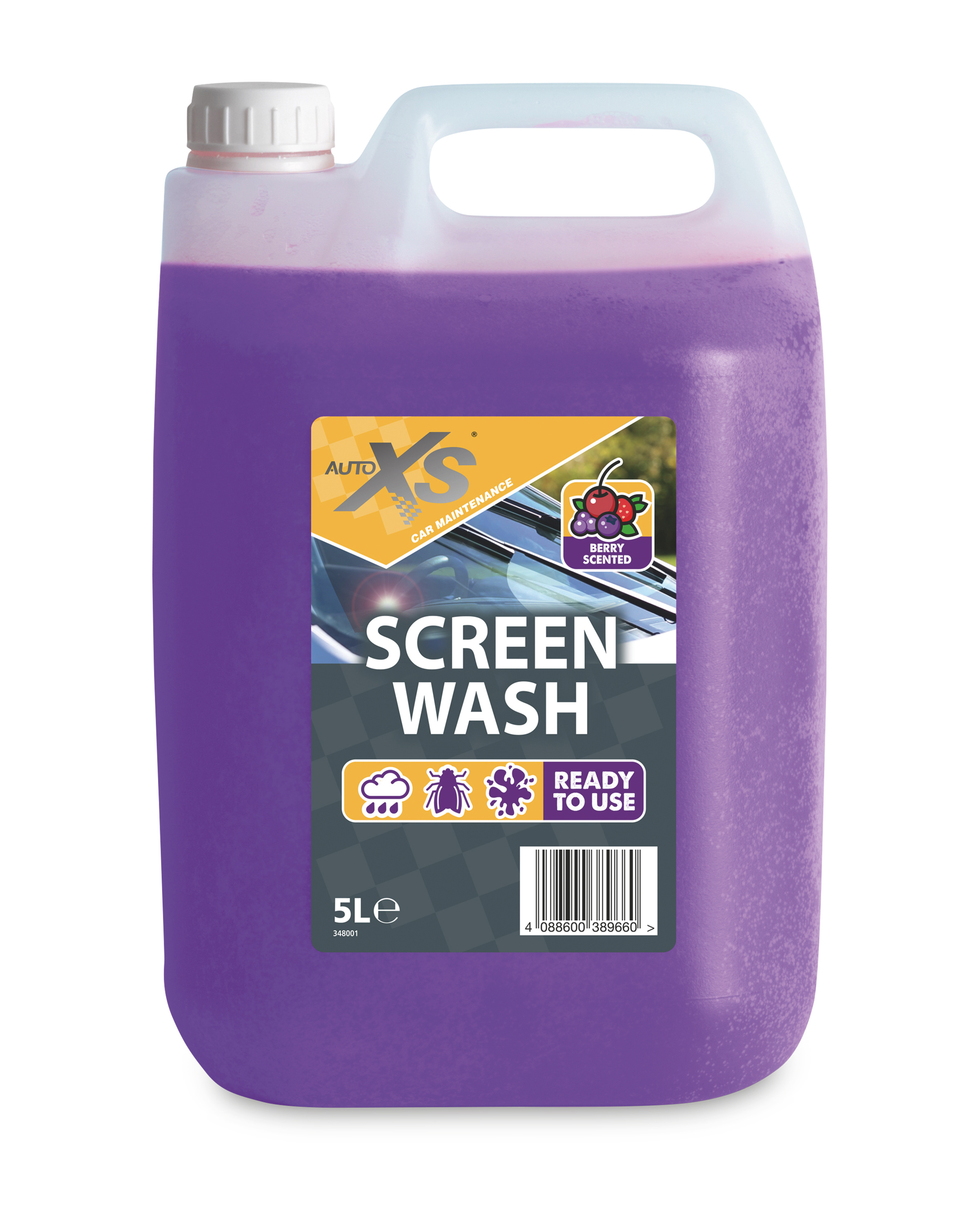 Auto XS Berry Scented Screen Wash 5L